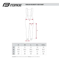 Force Brisk Lady -Shiman Bicycle Shop 54677 force brisk lady cyklisticke kalhoty bez vlozky