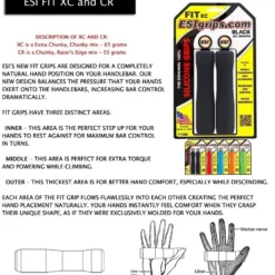 ESI Grips ESI Fit CR Ergo -Shiman Bicycle Shop 59220 esi fit cr ergo