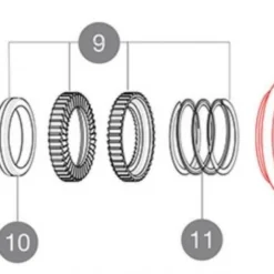 Shiman Bicycle Shop -Shiman Bicycle Shop 59871 mavic hg9 steel mtb freewheel body id360