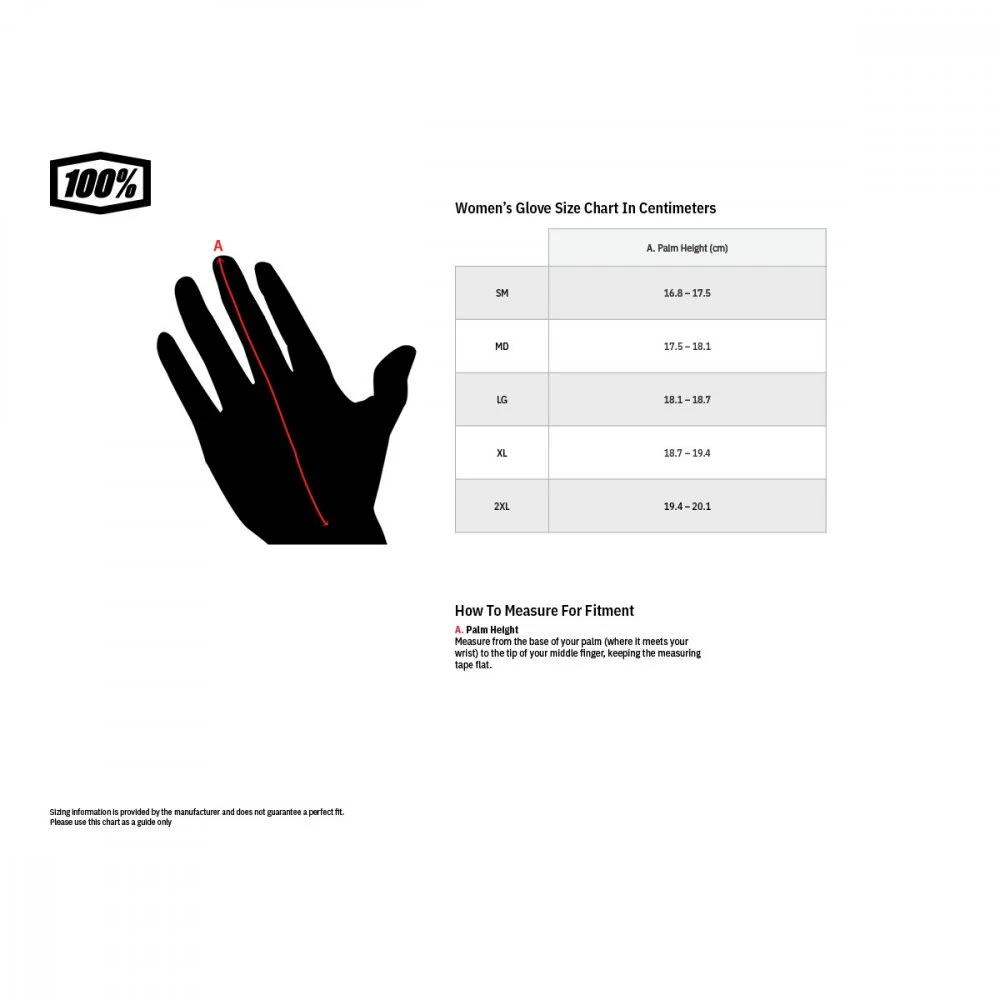 100% Womens Brisker Glove 3 100% Womens Brisker Glove - Image 3