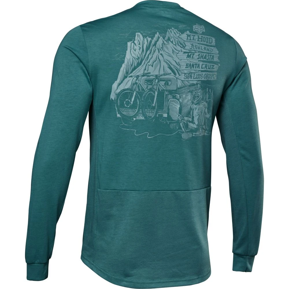 Fox Racing Fox Ranger Drirelease LS Jersey 2 Fox Racing Fox Ranger Drirelease LS Jersey - Image 2