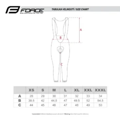 Force Bright -Shiman Bicycle Shop 76423 force bright 3 4 cyklisticke kalhoty s vlozkou