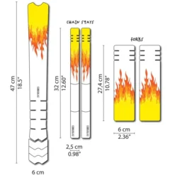 Dyedbro Flames -Shiman Bicycle Shop 78146 dyedbro flames