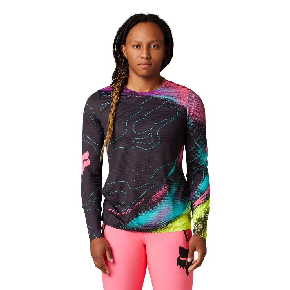 Fox Racing Fox Womens Flexair Ls Jersey Lunar 2 Fox Racing Fox Womens Flexair Ls Jersey Lunar - Image 2