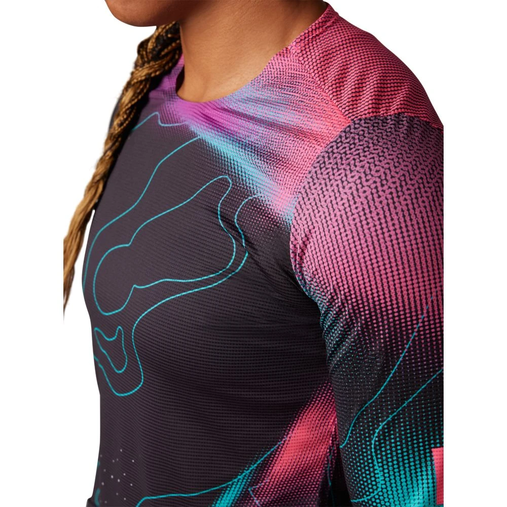 Fox Racing Fox Womens Flexair Ls Jersey Lunar 4 Fox Racing Fox Womens Flexair Ls Jersey Lunar - Image 4
