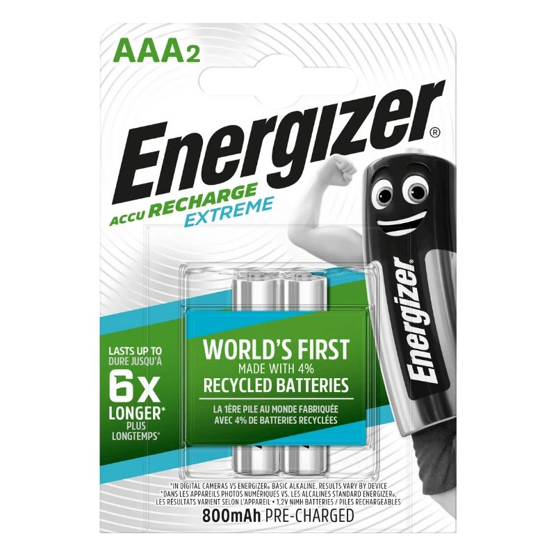 Energizer Recharge Extreme AAA (2 Pack) 1 Energizer Recharge Extreme AAA (2 Pack)