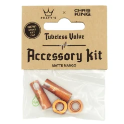 Peaty´s Chris King MK 2 Tubeless Valve Accessory Kit - Mango